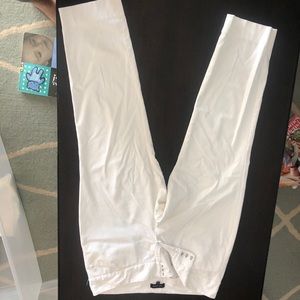 White Cropped Pants